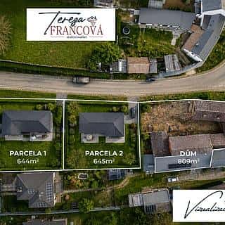 Prodej stavební parcely 645 m² Biskupice, Biskupice, okres Prostějov