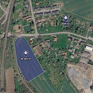 Prodej zemědělské půdy 9602 m² Olbramovice, Olbramovice, okres Benešov