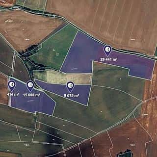 Prodej zemědělské půdy 27309 m² Kropáčova Vrutice, Kropáčova Vrutice, okres Mladá Boleslav