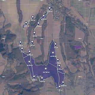 Prodej lesa 4500 m² Lípa, Lípa, okres Zlín