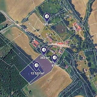 Prodej zemědělské půdy 4384 m² Větřní, Větřní, okres Český Krumlov