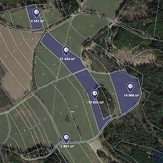 Prodej louky 44686 m² Lodhéřov, Lodhéřov, okres Jindřichův Hradec