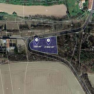 Prodej stavební parcely 3001 m² Mšené-lázně, Mšené-lázně, okres Litoměřice