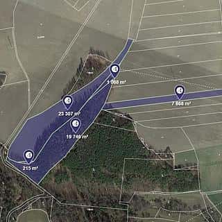 Prodej zemědělské půdy 13051 m² Nové Dvory, Nové Dvory, okres Příbram