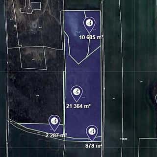 Prodej ostatních pozemků 35134 m² Ostřešany, Ostřešany, okres Pardubice