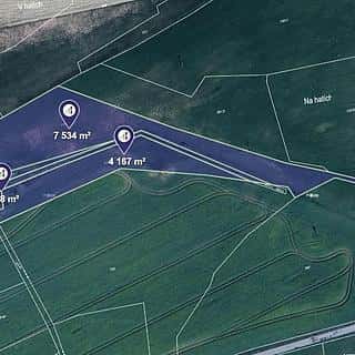 Prodej zemědělské půdy 12319 m² Hracholusky, Hracholusky, okres Rakovník