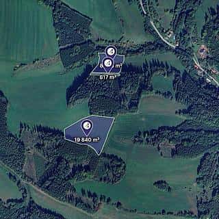 Prodej zemědělské půdy 28692 m² Vidochov, Vidochov, okres Jičín