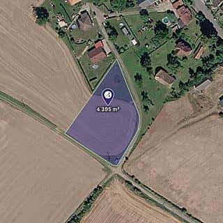 Prodej stavební parcely 2198 m² Kovanec, Kovanec, okres Mladá Boleslav