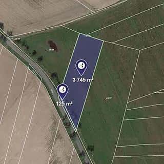 Prodej zemědělské půdy 1481 m² Hlavečník, Hlavečník, okres Pardubice