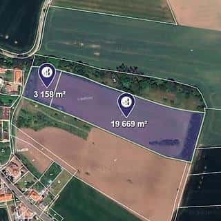 Prodej zemědělské půdy 22827 m² Postoloprty, Postoloprty, okres Louny