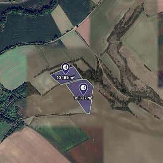 Prodej zemědělské půdy 26516 m² Vrutice, Vrutice, okres Litoměřice