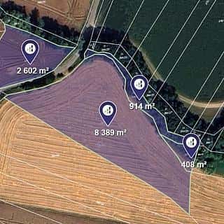 Prodej zemědělské půdy 12313 m² Zámrsky, Zámrsky, okres Přerov