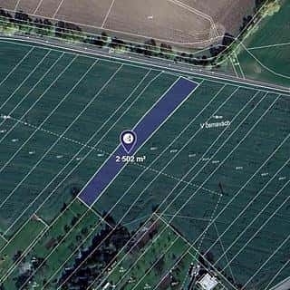 Prodej zemědělské půdy 2502 m² Ronov nad Doubravou, Ronov nad Doubravou, okres Chrudim