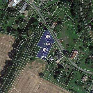 Prodej stavební parcely 2084 m² Bohušov, Bohušov, okres Bruntál