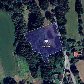 Prodej ostatních pozemků 6515 m² Pravonín, Pravonín, okres Benešov