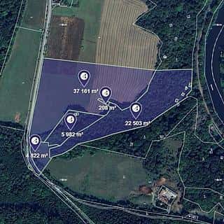 Prodej zemědělské půdy 70676 m² Zbečno, Zbečno, okres Rakovník