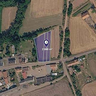 Prodej stavební parcely 2880 m² Blšany, Blšany, okres Louny