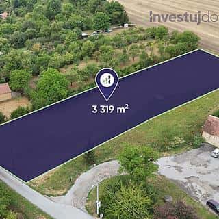 Prodej stavební parcely 3319 m² Kožušice, Kožušice, okres Vyškov