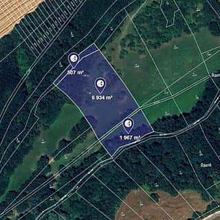 Prodej louky 2866 m² Částkov, Částkov, okres Uherské Hradiště