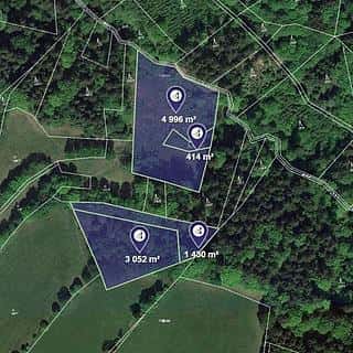 Prodej lesa 9892 m² Vysoké nad Jizerou, Vysoké nad Jizerou, okres Semily