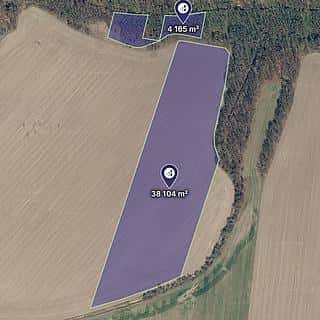 Prodej zemědělské půdy 1761 m² Brodek u Konice, Brodek u Konice, okres Prostějov