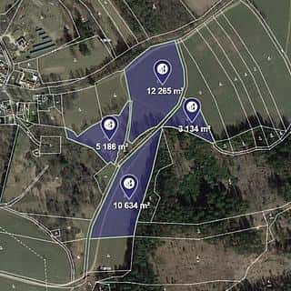 Prodej louky 31219 m² Lodhéřov, Lodhéřov, okres Jindřichův Hradec