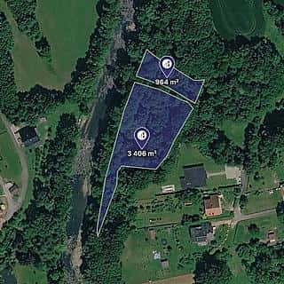 Prodej stavební parcely 4370 m² Hrádek, Hrádek, okres Frýdek-Místek
