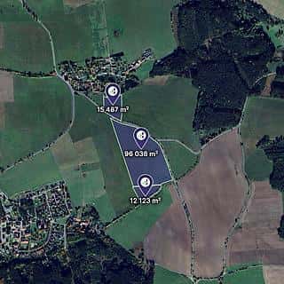 Prodej zemědělské půdy 123648 m² Konstantinovy Lázně, Konstantinovy Lázně, okres Tachov