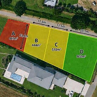 Prodej stavební parcely 802 m² Hněvotín, Hněvotín, okres Olomouc