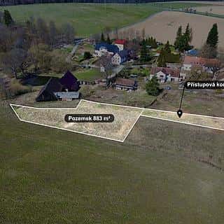 Prodej stavební parcely 883 m² Planá, Planá, okres Tachov