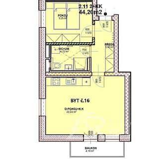 Prodej bytu 2+kk 44 m² Kašperské Hory, Česká, Kašperské Hory, okres Klatovy