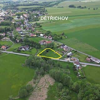 Prodej stavební parcely 3454 m² Dětřichov, Dětřichov, okres Liberec