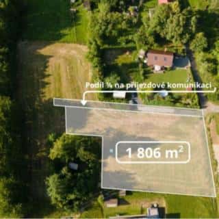 Prodej stavební parcely 1806 m² Tichá, Tichá, okres Nový Jičín