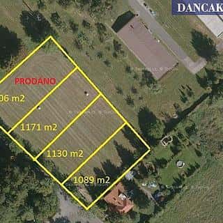 Prodej stavební parcely 1171 m² Hostašovice, Hostašovice, okres Nový Jičín