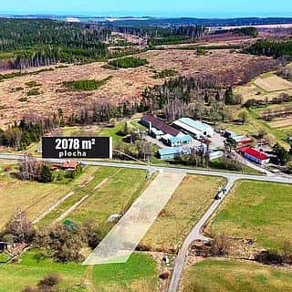 Prodej stavební parcely 2078 m² Benešov, Benešov, okres Blansko