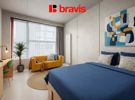 Pronájem bytu, 1+kk, 24 m², Dornych, Brno – Brno-jih, okres Brno-město