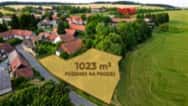 Prodej pozemku k bydlení, 1023 m², Měčín, okres Klatovy