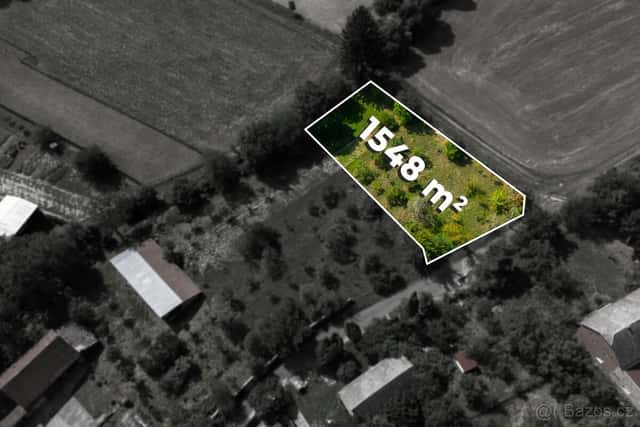 NA PRODEJ - Stavební pozemek 1 548 m², Bařice u Kroměříže, okres Kroměříž