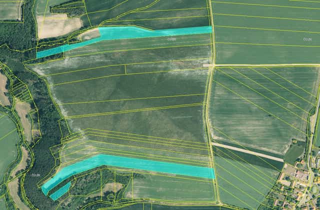 Prodej ucelených bloků polí - 1,8 ha - Milíčov, okres Rakovník