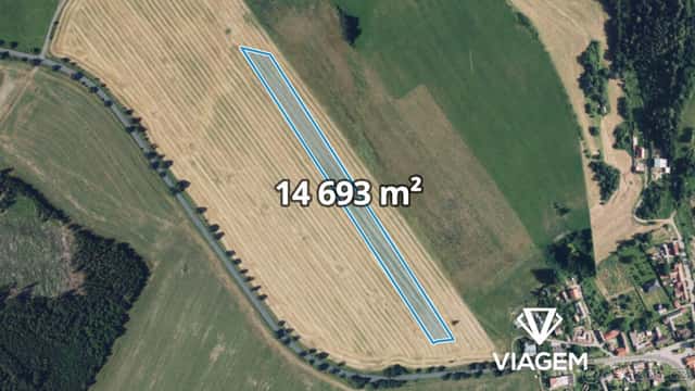 Pole 14 693 m², okres Prostějov