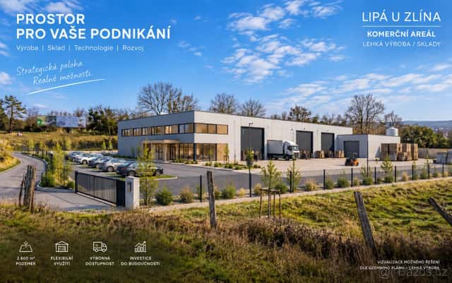 Komerční pozemek Lípa, okres Zlín