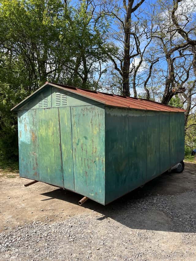 Plechová garáž 3M x 6m transport zajistim, Praha 6