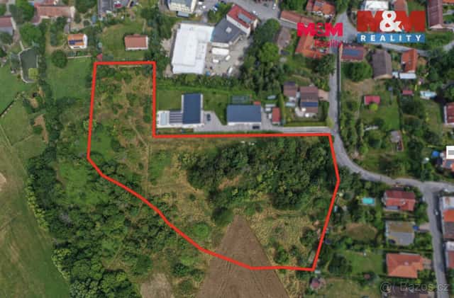 Prodej pozemku k bydlení, 12370 m²,Červený Hrádek ul. Ledová, okres Plzeň-město