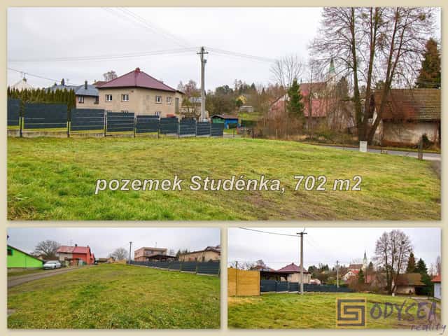Stavební pozemek 702 m2, Studénka, 2. května, Studénka, okres Nový Jičín