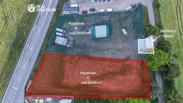 Pronájem komerčního pozemku 5 041 m, Jihlava - Hosov, Jihlava – Hosov